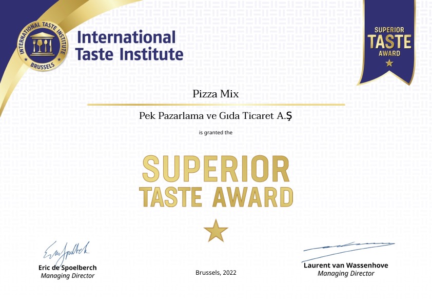 Pizza Mix returns with a prize from Superior Tast Awards! 2